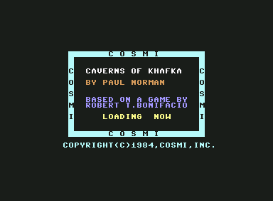 Caverns of Khafka screenshot 3 for Commodore 64